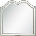 Lovelyhome 35.4 x 35.4 in. Marilyn Wall Mirror Champagne LO2839269